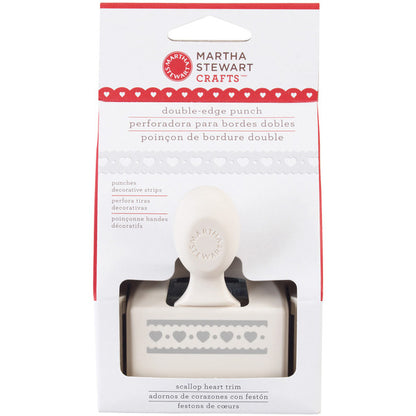 Scallop Heart Trim Edge Punch / Perforadora de Orillas Espiral Descontinuado Martha Stewart