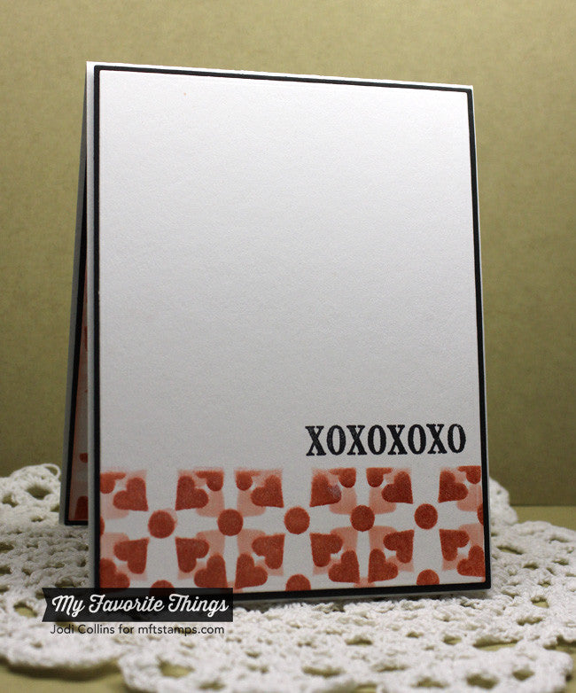 Tiled Hearts Stencil / Plantilla de Corazón Esténciles / Plantillas My Favorite Things