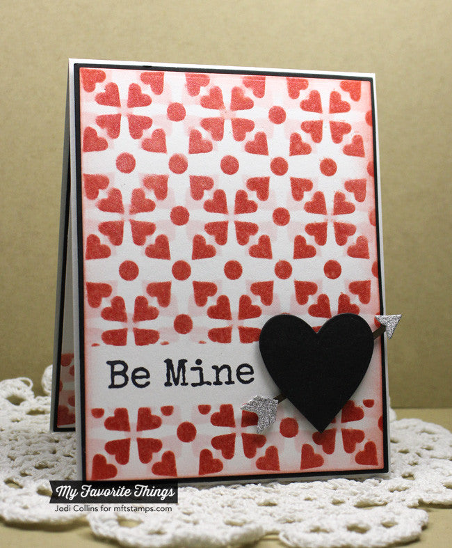 Tiled Hearts Stencil / Plantilla de Corazón Esténciles / Plantillas My Favorite Things