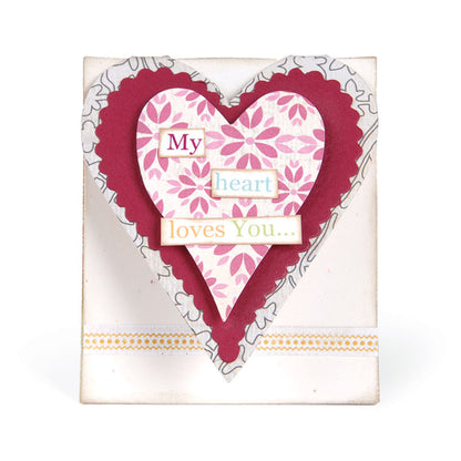 Suaje de Corte de Tarjeta de Corazon / Card Mini Heart DESCONTINUADO Sizzix