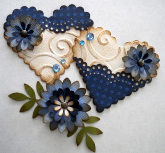 Suaje de Corte de Corazon Escalopado / Wavy Heart Dados de Corte / Suajes / Troqueles Nellie&