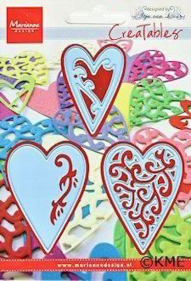 Suaje de corte de corazones / Creatables Hearts Descontinuado Marianne design