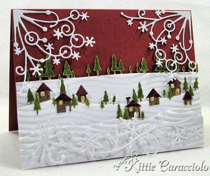 Suaje de Corte de Esquina Decorada / Snowflake Corner Descontinuado Memory Box