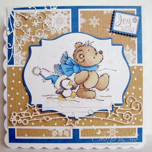 Suaje de Corte de Esquina Decorada / Snowflake Corner Descontinuado Memory Box