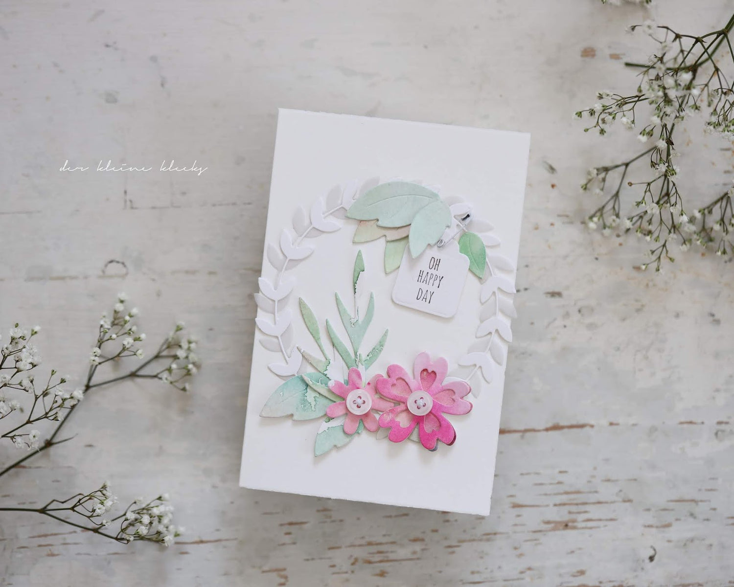 Thinlits Floral Wreath Die / Suaje de Corona Floral Descontinuado Sizzix