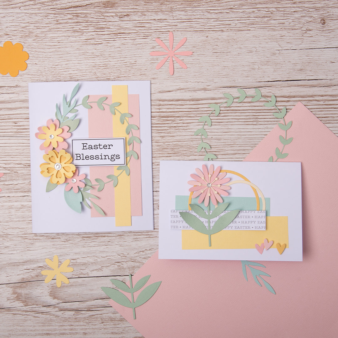 Thinlits Floral Wreath Die / Suaje de Corona Floral Descontinuado Sizzix