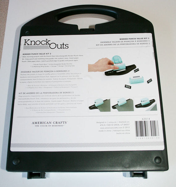 Border Punch Value Kit 2 / Perforadora de bordes intercambiables Descontinuado American Crafts