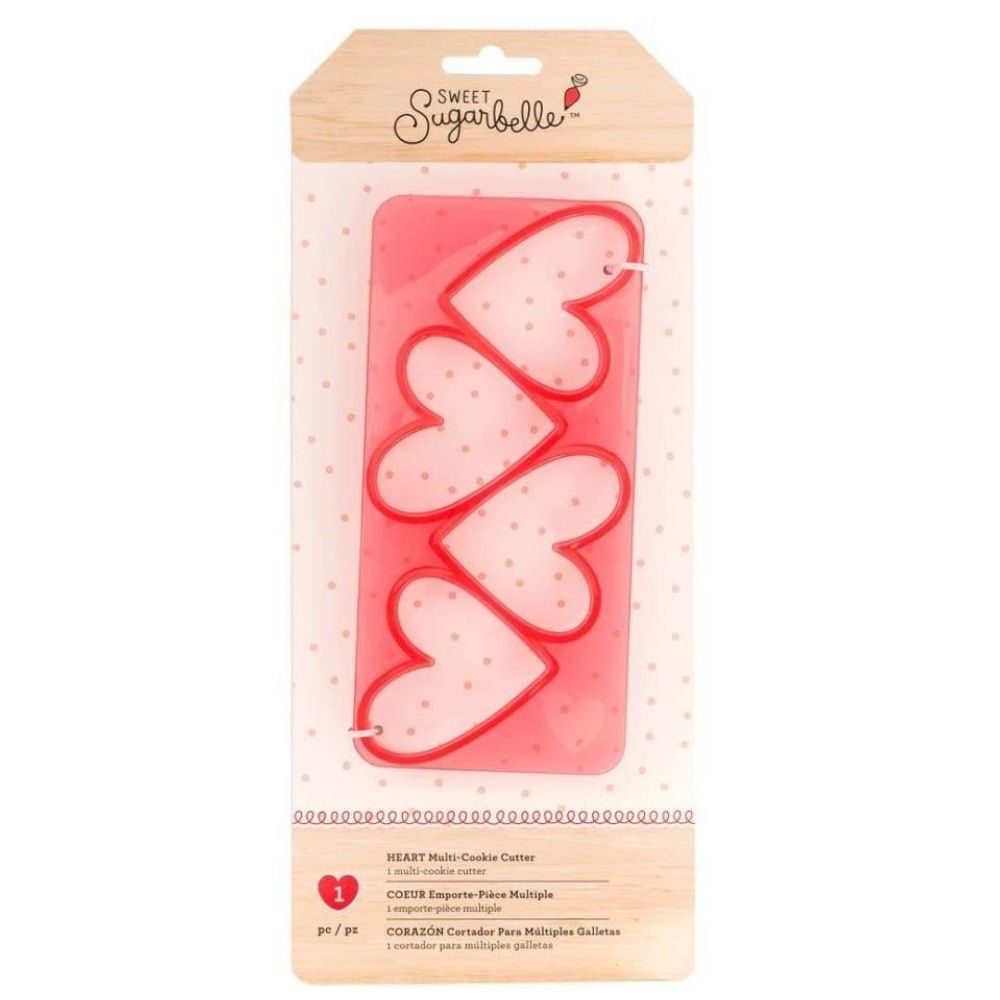Heart Multi Cookie Cutter / Cortador para Galletas de Corazones Repostería Sugarbelle