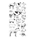 Animal Crackers Stamps / Sellos de Polímero de Animales Descontinuado Fiskars