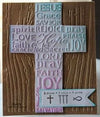 Embossing Cross With Script / Folder de Grabado Cruz Folders de Grabado Darice