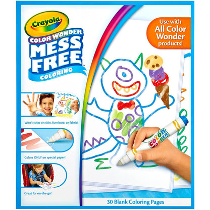 Color Wonder Refill Paper / Color Wonder Hojas Blancas para Colorear Manualidades para Niños Crayola