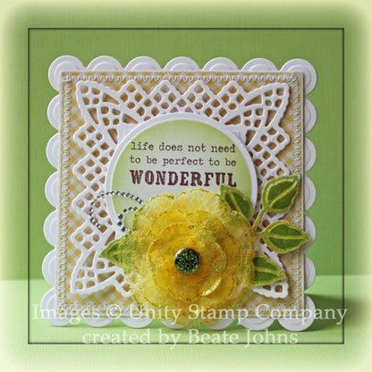Suaje de Corte de Cuadro con Encaje y Borde / Lace Doily Motifs Dados de Corte / Suajes / Troqueles Spellbinders