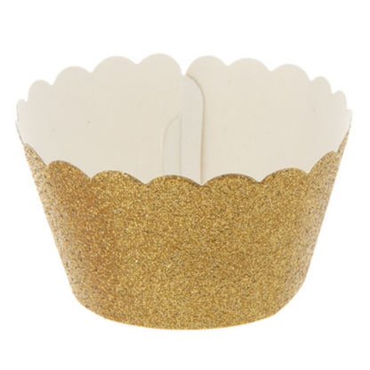 Cupcake Wraps / Cubre Cupcakes Dorados Descontinuado Wilton