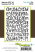 Suaje de Corte de Alfabeto, Numeros, Signos / Curly Fries Descontinuado Die-versions