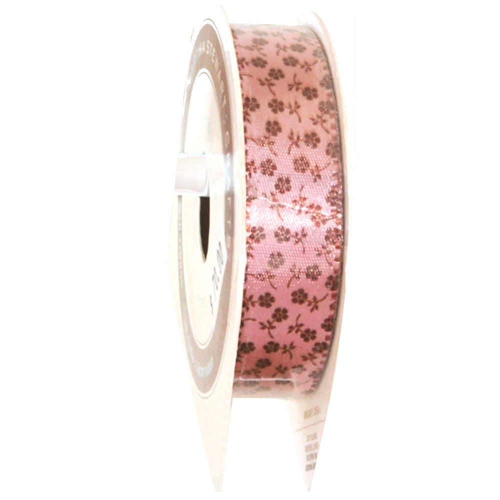 Floral Reversible Satin Ribbon / Listón Satinado Descontinuado Martha Stewart