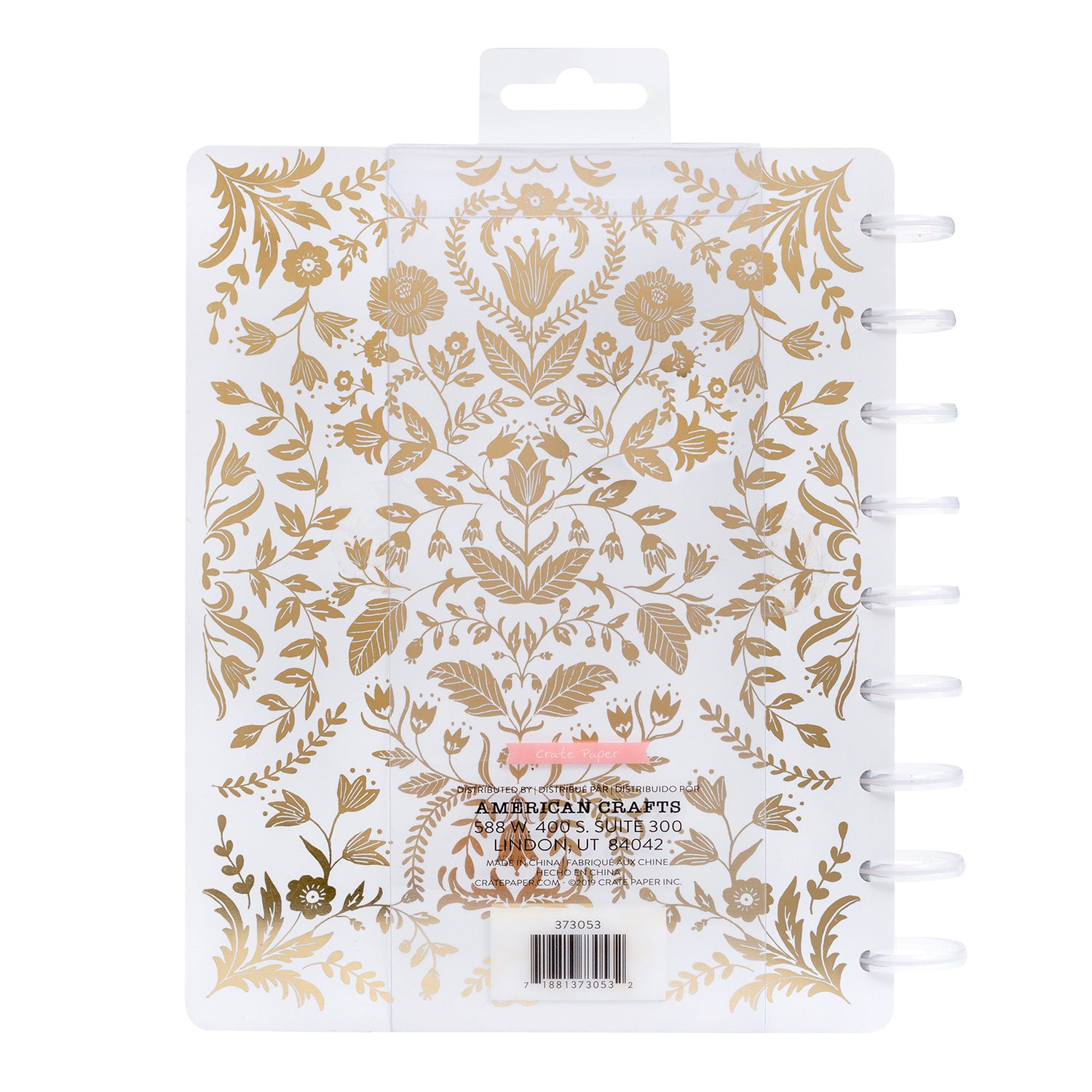 Day to Day Undated Planner Golden / Agenda Planificadora Agendas y Journals Crate Paper