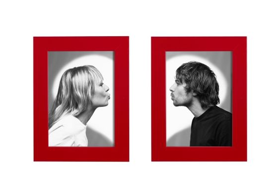 Nyttja Red Picture Frame 13 X 18 cm / 2  Portaretratos 13 x 18 cm Descontinuado IKEA