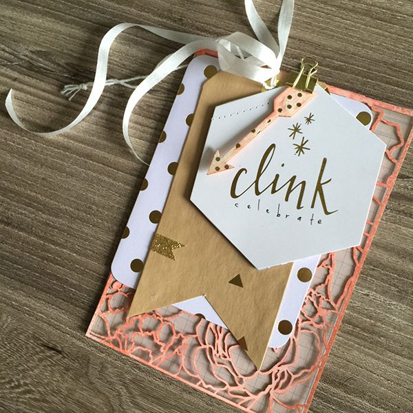 Gold Metal Binder Clips / Clips Metálicos Dorados Descontinuado Heidi Swapp