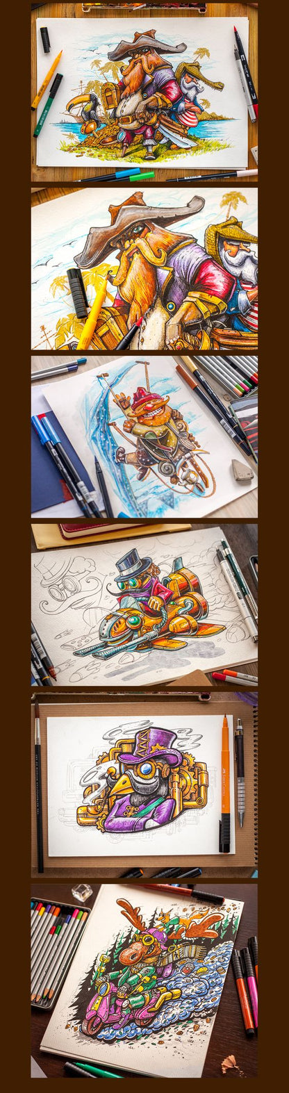 Watercolor Markers / Plumones Acuarelables 24 pz. Descontinuado Studio 71