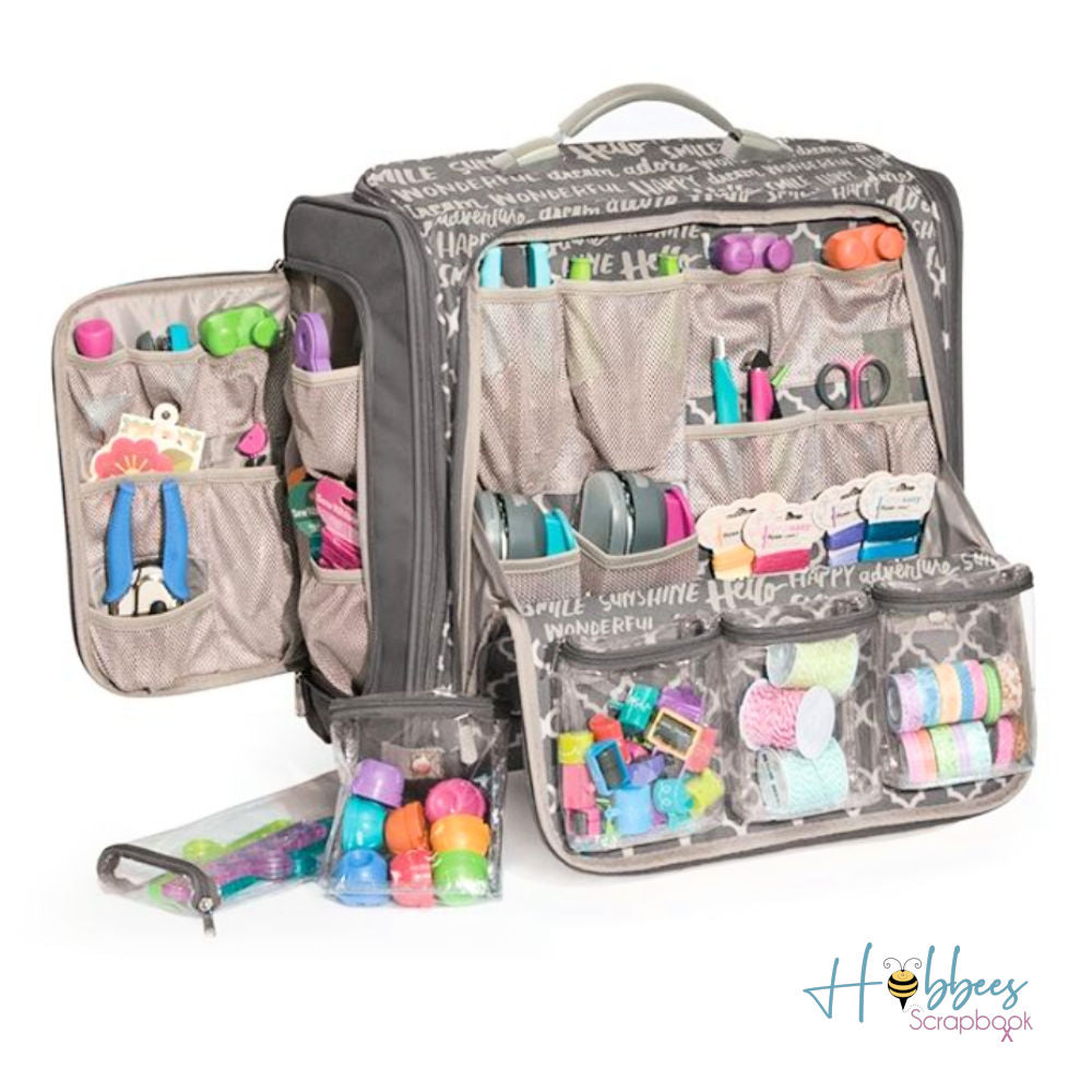 Charcoal 360 Rolling Bag / Maleta con Ruedas Descontinuado We R Memory Keepers