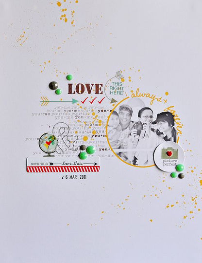 Dear Lizzy Documentary Metal Stencil / Estencil de Alfabeto Descontinuado American Crafts