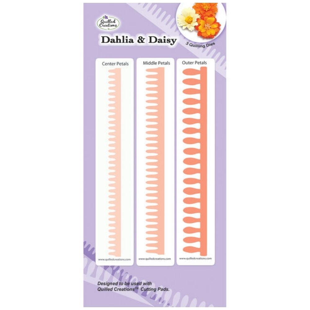 Dahlia & Daisy Die / Suaje para Filigrana de Dalia y Margarita Dados de Corte / Suajes / Troqueles Quilled Creations