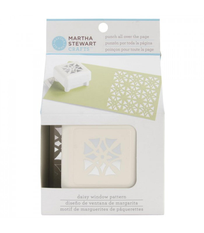All Over the Page Daisy Window Pattern / Perforadora Diseño de Ventana Margarita Descontinuado Martha Stewart