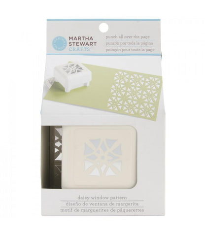 All Over the Page Daisy Window Pattern / Perforadora Diseño de Ventana Margarita Descontinuado Martha Stewart