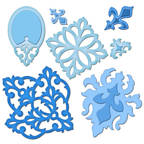 Suaje de Corte de Motivos Damasco  / Damask Motifs Descontinuado Spellbinders