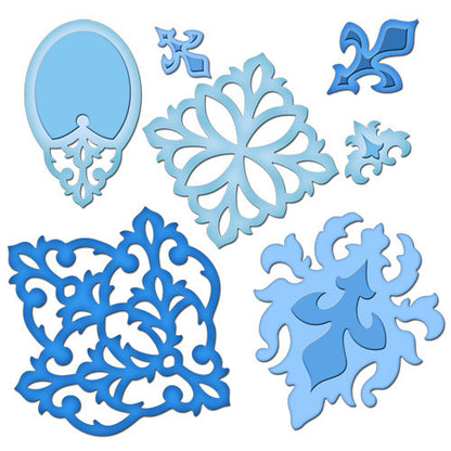 Suaje de Corte de Motivos Damasco  / Damask Motifs Descontinuado Spellbinders