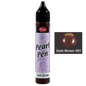 Pearl Pen Dark Brown / Gel Marron Oscuro Adornos / Embellishments Viva Decor