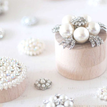 Self Stick White Pearls / Piedritas Adhesivas Blanco Perla Descontinuado David Tutera