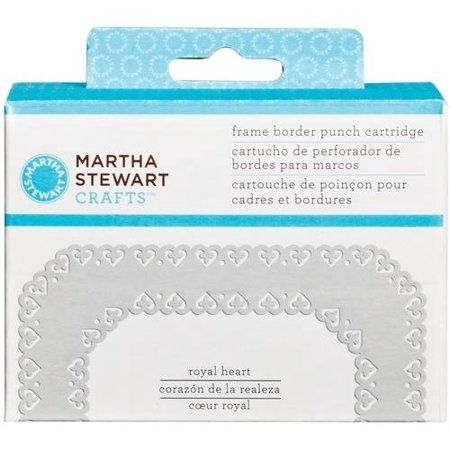 Frame Border Punch Cartridge Royal Heart / Cartucho Para Perforadora de Marcos de Corazones Descontinuado Martha Stewart