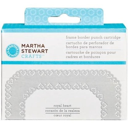 Frame Border Punch Cartridge Royal Heart / Cartucho Para Perforadora de Marcos de Corazones Descontinuado Martha Stewart