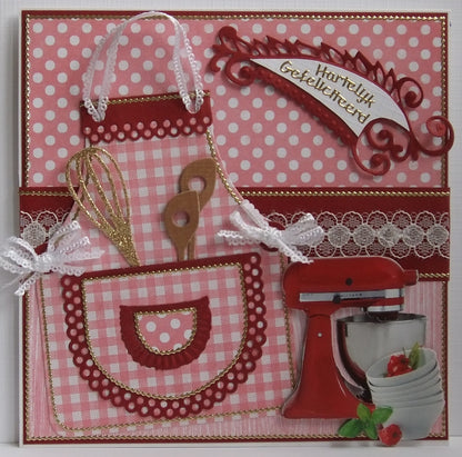 Suaje de Corte de Delantal de Cocina Descontinuado Marianne design