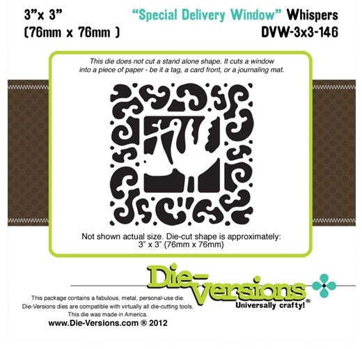 Special delivery Window / Suaje de Corte de Marco de Cigueña Descontinuado Die-versions