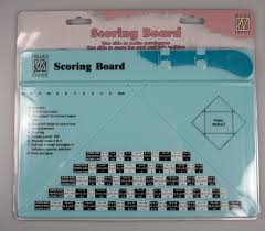 Scoring Board / Tabla para Dobleces con medidas en cm Descontinuado Joy Crafts