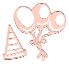 Balloon hat Die / Suaje de Corte de Globo Descontinuado Joy Crafts