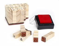 Alphabet Stamp Ink Pad / Kit de Sellos de Letras y Símbolos Descontinuado American Crafts