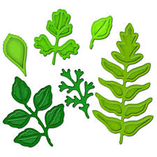 Foliage Dies and Emboss / Suaje y Realce Follaje Descontinuado Spellbinders