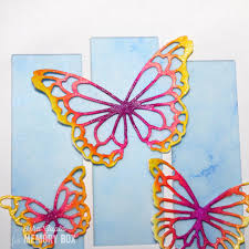 Potenza Butterfly Trio Die / Suaje de Corte Trio de Mariposas Monarcas Descontinuado Memory Box