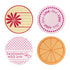 Fuse Medium Design Plate Expansion Pack 4-Pkg Circle / Paquete de Expansión Círculos 4 pz Accesorios Fiskars