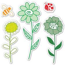 Framelits Dies &amp; Cling Stamps Garden Flowers / Kit de Suajes y Sellos Descontinuado Sizzix