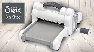 Big Shot White &amp; Gray Machine / Máquina de Corte y Grabado Big Shot Blanca &amp; Gris Descontinuado Sizzix