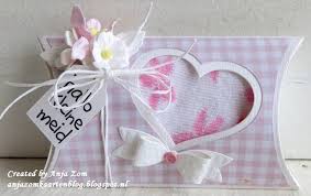 Pillow Box Die Set / Set de Suajes para Cajita de Almohada Descontinuado Marianne design