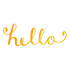 Hotfoil Stamp Hello / Placa para Foil Hello Descontinuado Ultimate Crafts