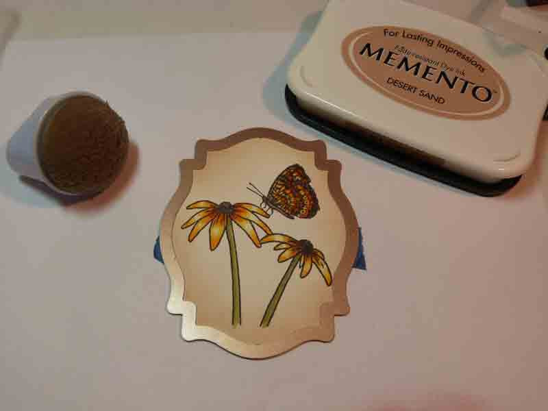 Desert Sand Memento / CojÃn de Tinta para Sellos Arena Tintas TSUKINEKO