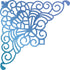 Hotfoil Stamp Bohemian Corner / Placa para Foil Esquina Gargoleada Descontinuado Ultimate Crafts