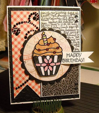 Suaje de corte de panque / Die cupcake Descontinuado Elizabeth Craft Designs