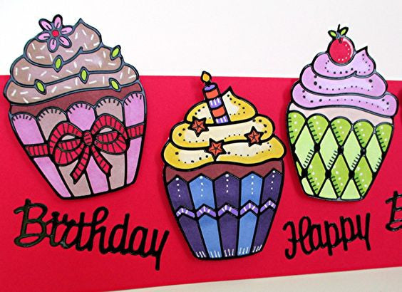 Suaje de corte de panque / Die cupcake Descontinuado Elizabeth Craft Designs
